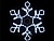 Светодиодная снежинка 60,5х52см LED-XM(FR)-2D-CK012