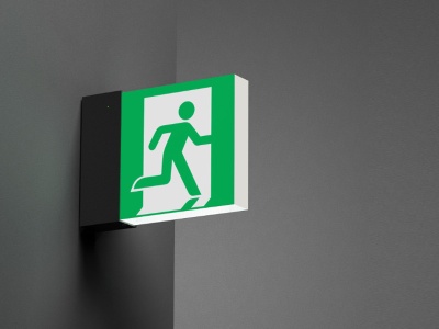 Световой указатель EMG-MARK-S-3H-BK купить в Москве