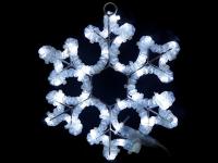 Светодиодная снежинка белая 30х25,5  LED-XM-(FR)-2D-CK003-A