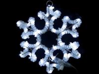 Flash Светодиодная снежинка белая 30х25,5см  LED-XM-(FR)-2D-CK003-A