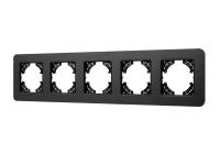 Рамка алюминиевая FRM-AKIRY-SFAL-5-BK