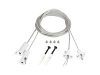 Подвес токопроводящий ARL-2x2m Set WHITE (Pad 15x2mm, 2x20AWG)