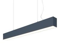 Светодиодный светильник LH line 100|74 INTERIOR (1000х100х74мм 90Вт подвесной) синий