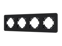 Рамка стеклянная FRM-OMALI-SFGS-4-BK