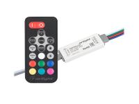 Контроллер ARL-FINE-RGB Black (5-24V, 3x2A, RF ПДУ 18кн)