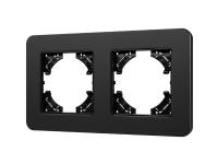 Рамка алюминиевая FRM-AKIRY-SFAL-2-BK