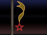 Светодиодная консоль 9 Мая (деколэйс, LED гирлянда, дюралайт)