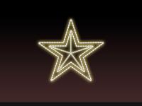 Светодиодная консоль Rich LED на металлокаркасе (дюралайт)