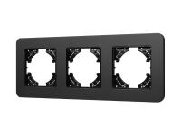 Рамка алюминиевая FRM-AKIRY-SFAL-3-BK