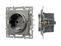 Механизм электрической розетки SCT-GP-MEU-PL-GR (250V, 16A)