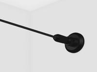 Лента-трос STINGRAY-R2-IC-A120 BLACK (9.6 W/m, IP20, 5m)