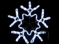 Flash Светодиодная снежинка белая  LED-XM-(FR)-2D-CK006-С