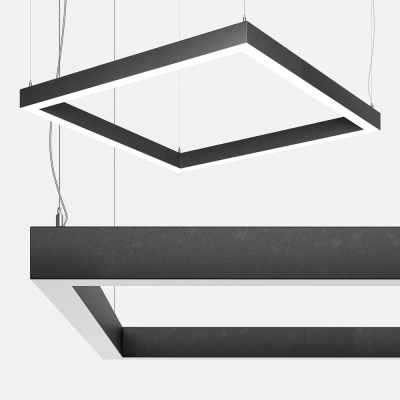 Купить Светодиодный светильник LH QUADRO 50|70 INTERIOR (2000х50х70мм 192Вт подвесной)  в Москве