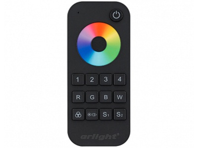 Купить Пульт SMART-R26-RGBW Black (4 зоны, 2.4G) в Москве