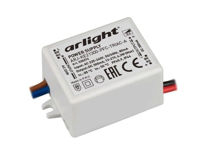 Блок питания ARJ-KE21300-PFC-TRIAC-A (6.3W, 300mA) для светодиодов купить в Москве
