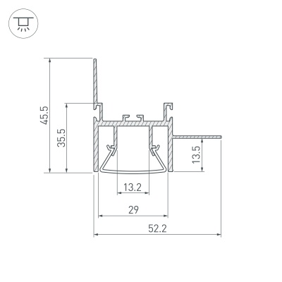 Купить Профиль FOLED-WALL-3000 в Москве