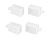 Заглушка WPH-FLEX-3020-90 WHITE с отверстием