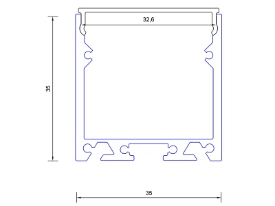 Купить подвесной алюминиевый профиль в Москве