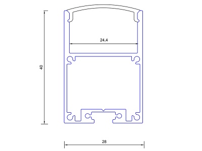 Купить подвесной алюминиевый профиль в Москве