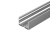 Накладной алюминиевый профиль купить в Москве