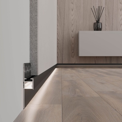 Купить Профиль ARH-PLINTUS-FANTOM-2000 BLACK в Москве