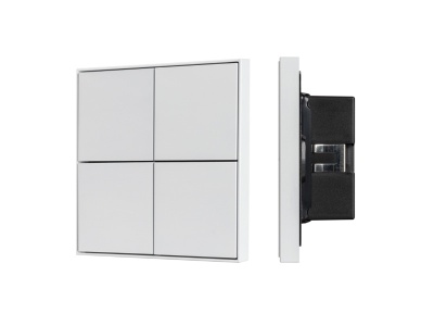INTELLIGENT ARLIGHT Кнопочная панель KNX-304-23-IN White (BUS, Frame) купить в Москве