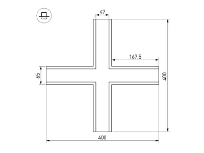 Купить Тройник SL-LINIA65-F в Москве