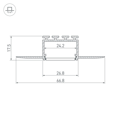 Купить Профиль PLS-F-HIDE-3000 в Москве