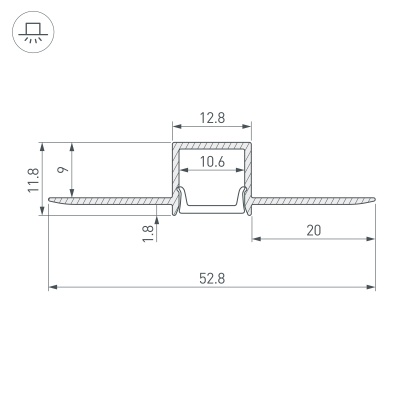Купить Профиль FANTOM-W12-2000 ANOD в Москве