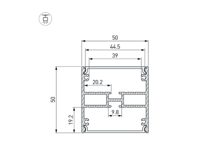 Купить подвесной алюминиевый профиль в Москве