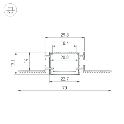Купить Профиль FANTOM-W23-2000 ANOD в Москве