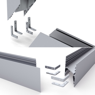 Купить Соединитель ALU-90VER угловой вертикальный в Москве