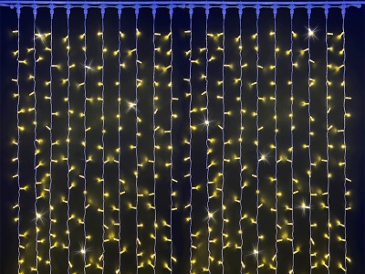 Светодиодный занавес Rich LED, герметичный колпачок, 2х6 м купить оптом в Москве