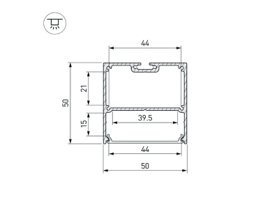 Купить подвесной алюминиевый профиль в Москве