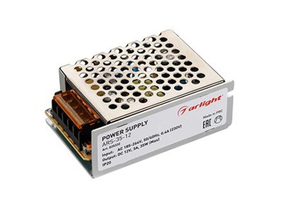 Источники питания в металлическом корпусе (IP22) купить в Москве