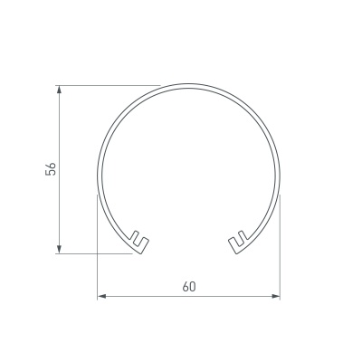 Купить Экран SL-ROUND-D60-2000 OPAL в Москве