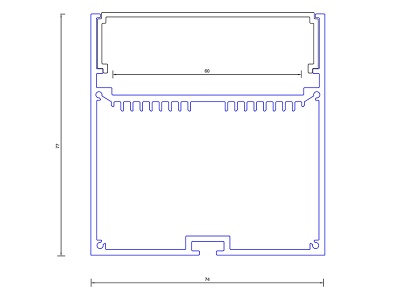 Купить подвесной алюминиевый профиль в Москве