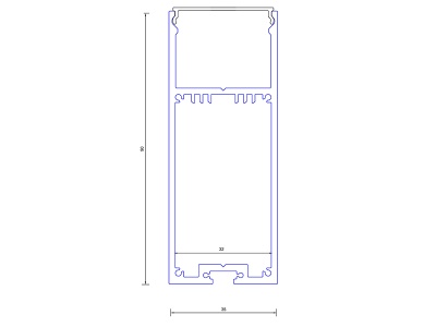 Купить подвесной алюминиевый профиль в Москве