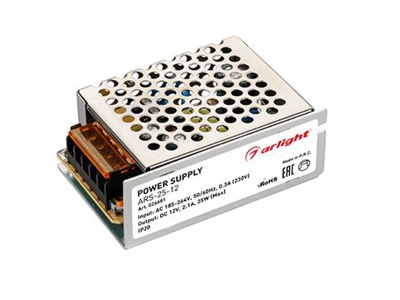 Источники питания в металлическом корпусе (IP22) купить в Москве