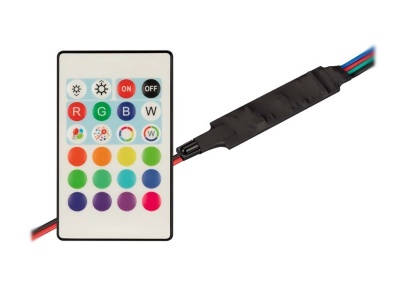 Купить Контроллер SMART-MINI-RGB-SET (12-24V, 3x1.5A, ПДУ 24кн, IR) в Москве