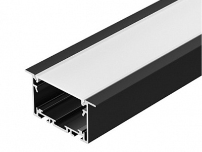 Купить Профиль S2-LINIA69-F-2500 SEAMLESS BLACK в Москве