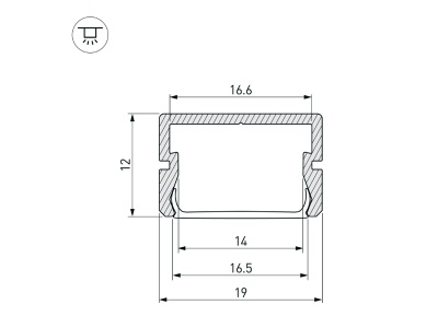 Купить универсальный алюминиевый профиль в Москве