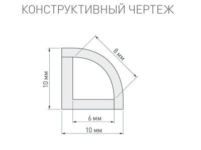 Накладной алюминиевый профиль купить в Москве