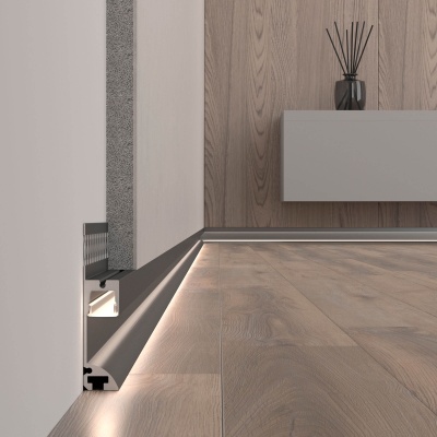 Купить Профиль PLINTUS-FANTOM-L-2000 BLACK в Москве