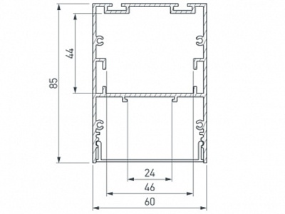 Купить подвесной алюминиевый профиль в Москве