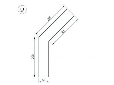 Купить Угол SL-LINE-5035-135 в Москве