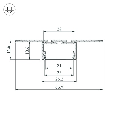 Купить Профиль PLS-LOCK-H15-T-HIDE-3000 в Москве
