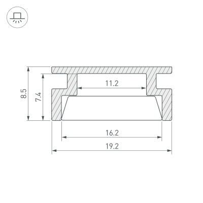 Профиль HR-3000 ANOD профиль купить в Москве
