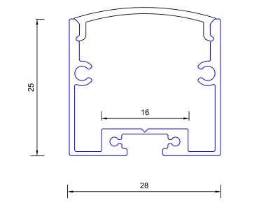 Купить подвесной алюминиевый профиль в Москве