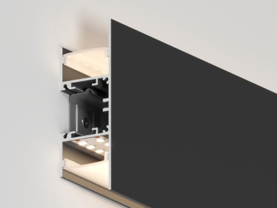 Накладной алюминиевый профиль купить в Москве